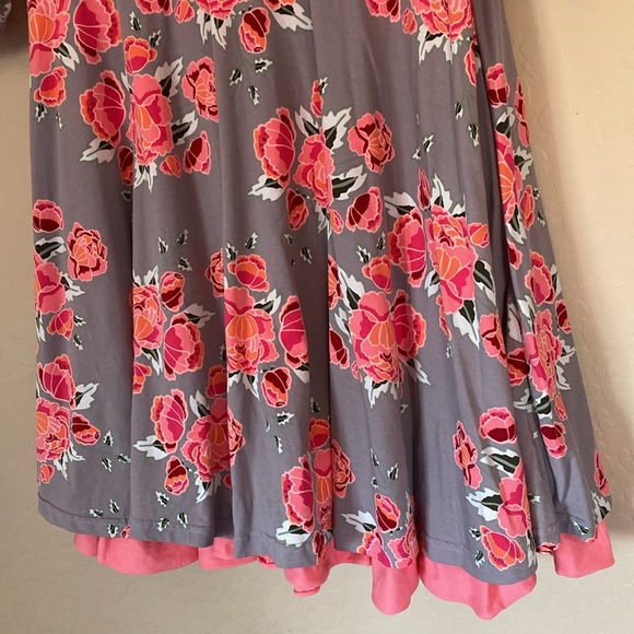 Matilda Jane, XL, rose print, fit and flare dress - Picture 10 of 13